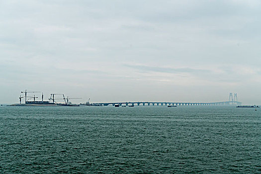 建设中的港珠澳大桥,2