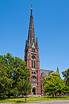 教堂,基拉,图林根州,德国,欧洲