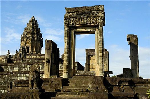 高棉,庙宇,吴哥,收获,柬埔寨