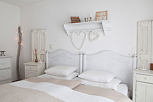 卧室,多样,白色