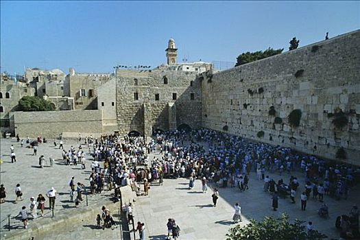 犹太,哭墙,耶路撒冷,以色列,近东,东方