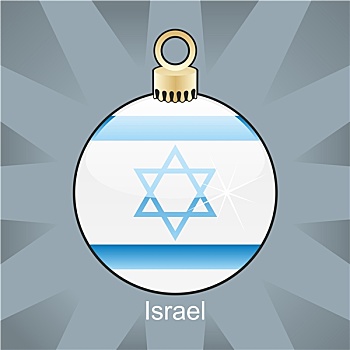 以色列,旗帜,圣诞节,形状