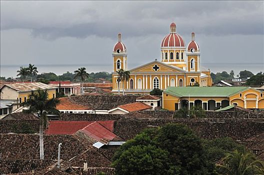 大教堂,格拉纳达,尼加拉瓜,中美洲