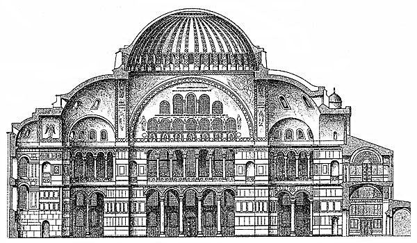 历史,圣索菲亚教堂,索菲亚,教堂,大教堂,圆顶,拜占庭风格,清真寺,博物馆,伊斯坦布尔,土耳其,6世纪