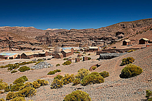 特色,乡村,靠近,圣安东尼奥,安第斯山,玻利维亚