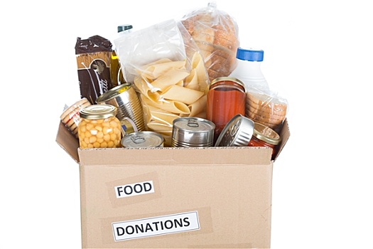 盒子,食物,捐赠