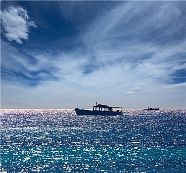 地中海,船,巴利阿里群岛