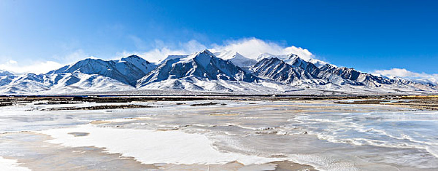 昆仑山玉珠峰美景