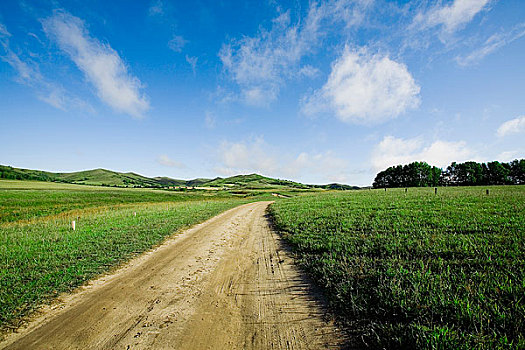 內蒙,壩上,烏蘭木統,烏蘭木統草原,紅山,軍馬場,草原,草地,