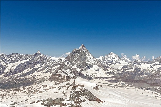 山,马塔角,蓝天,策马特峰,瑞士