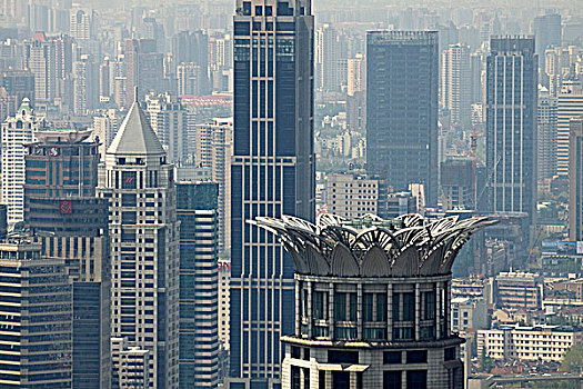 上海浦西的现代标志建筑