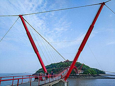 外蒲山吊桥