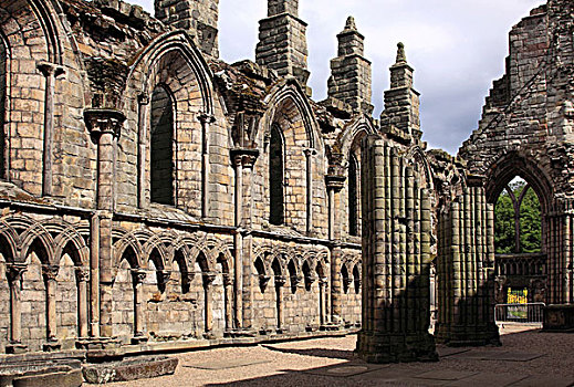 教堂,遗址,荷里活宫殿,座椅,英国,皇后,苏格兰,爱丁堡,欧洲