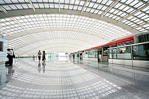 地铁,北京,机场,车站
