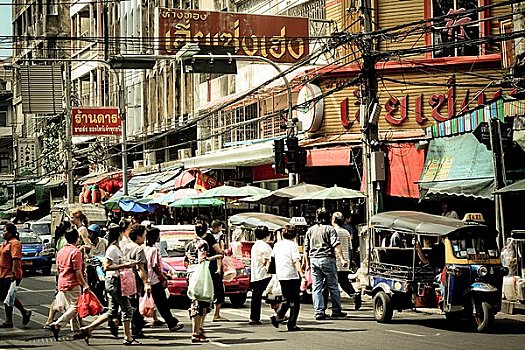 街道,曼谷,泰国