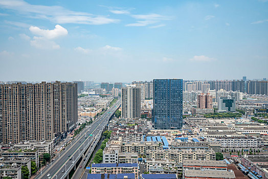 城市建筑与风光－长沙万家丽国际mall俯瞰