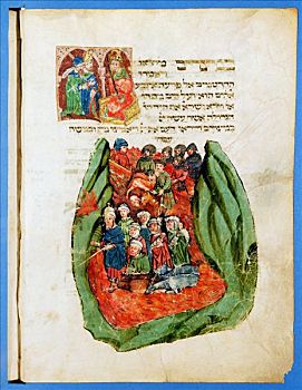 孩子,以色列,15世纪,艺术家,未知