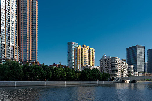 上海苏州河沿岸景观