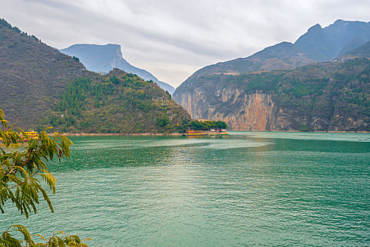 重庆市奉节县白帝城风景区,三峡夔门旅行风光图片