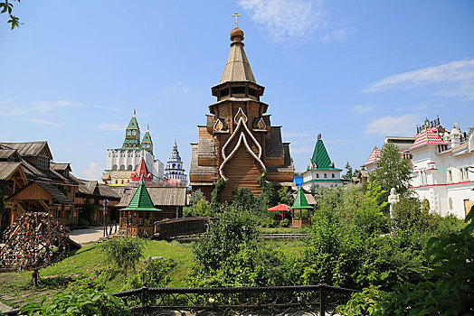 克里姆林宫,木质,教堂,莫斯科,俄罗斯,欧洲