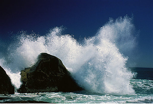 波浪,碰撞,石头,纳马夸兰,南非