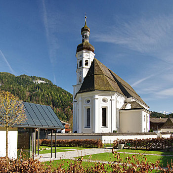 风景,教区教堂