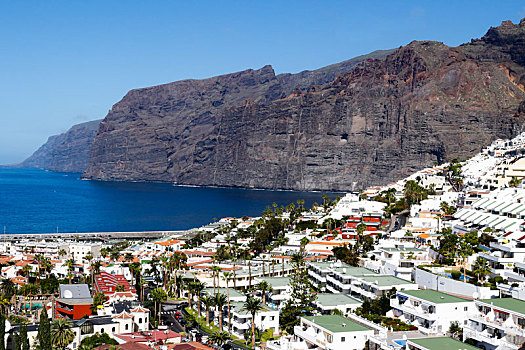 悬崖,加纳利群岛,特内里费岛,西班牙