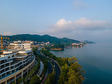 航拍千岛湖风光