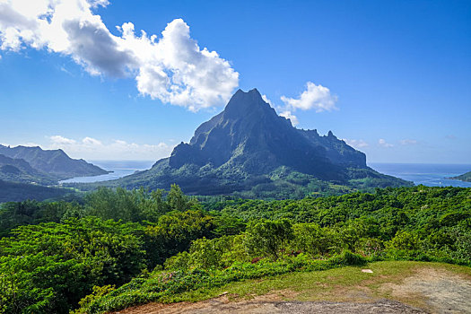 航拍,湾,泻湖,茉莉亚岛,岛屿