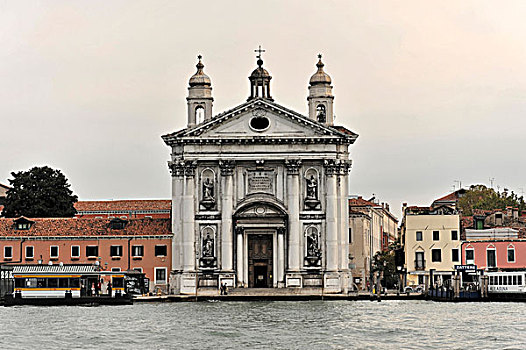 教堂,玛丽亚,罗萨里奥,建造,水道,诸德卡,威尼斯,意大利,欧洲
