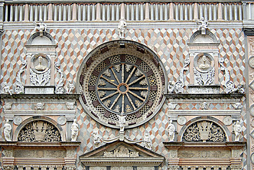 意大利,贝加莫,特写,窗户,中央教堂