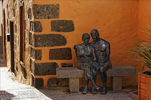 铜像,大卡纳利岛,西班牙