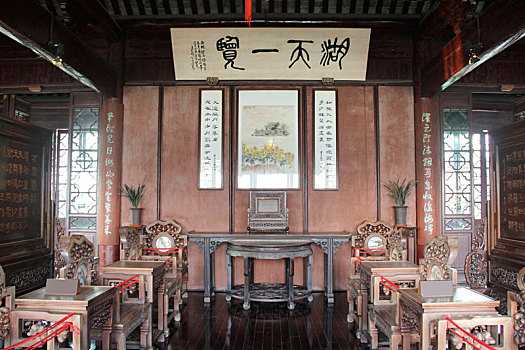 中式庭院,木雕工艺