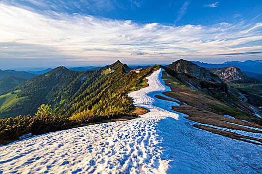 雪地,萨尔茨卡莫古特,山,萨尔茨堡州,奥地利