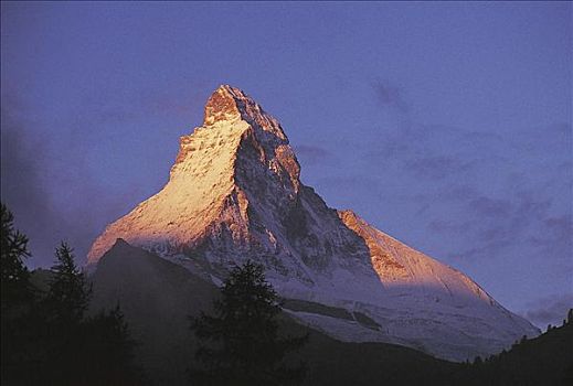 山,顶峰,马塔角,沃利斯,瑞士,欧洲