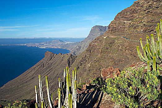 西班牙,加纳利群岛,大卡纳利岛,西北地区,海岸