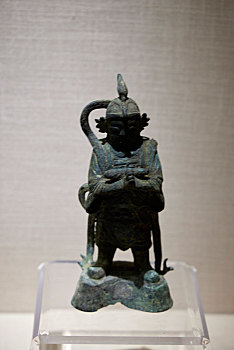 明代韦陀铜造像