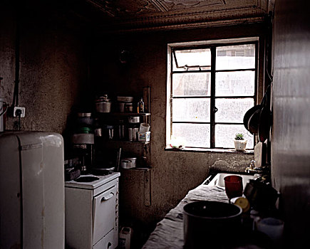 室内,厨房,软,亮光,进入,窗户,约翰内斯堡,南非