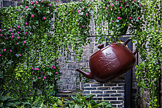 重庆著名古镇,磁器口,印象-----茶壶
