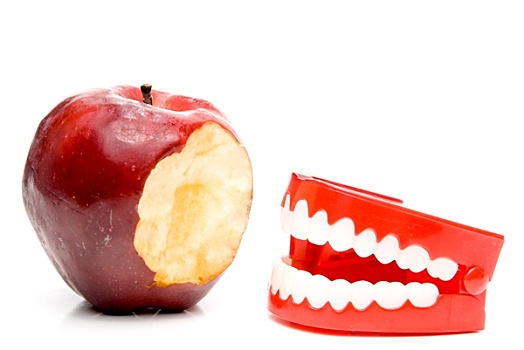 苹果,牙齿