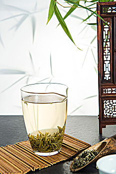 茶水,绿茶,茶杯,碧螺春茶,茶道