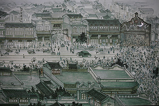 北京城市规划博物馆内沙盘