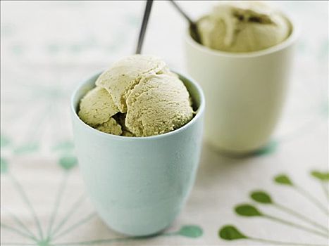 绿茶,冰淇淋