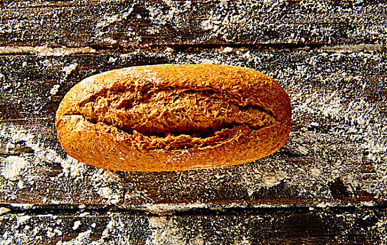 面包块,乡村,木头,小麦粉,航拍