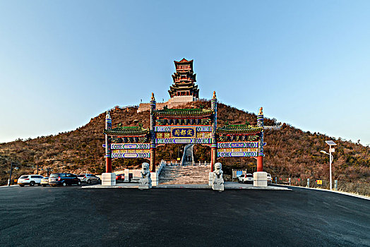 定都峰,定都阁,西山,北京,门头沟,京西观景第一峰