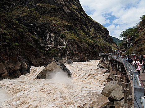 云南,香格里拉,虎跳峡,中甸,金沙江