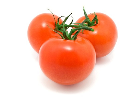 红色,西红柿,隔绝,白色背景,背景