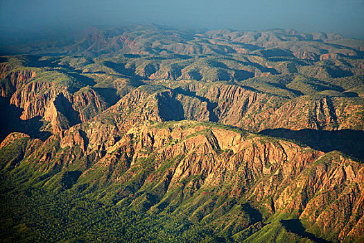 山脉,东方,金伯利地区,西澳大利亚州,澳大利亚,俯视