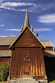 斯堪的纳维亚,挪威,教堂,户外