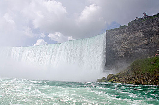 加拿大,安大略省,尼亚加拉瀑布,风景,瀑布